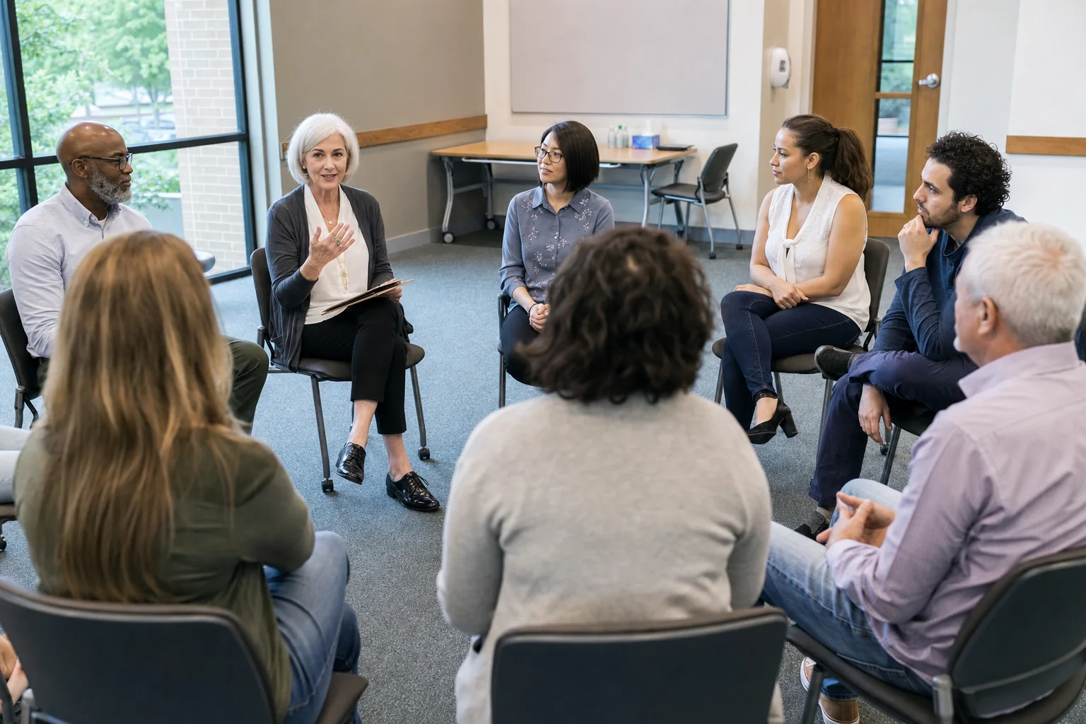 Adults participating in a licensed education and counseling program
